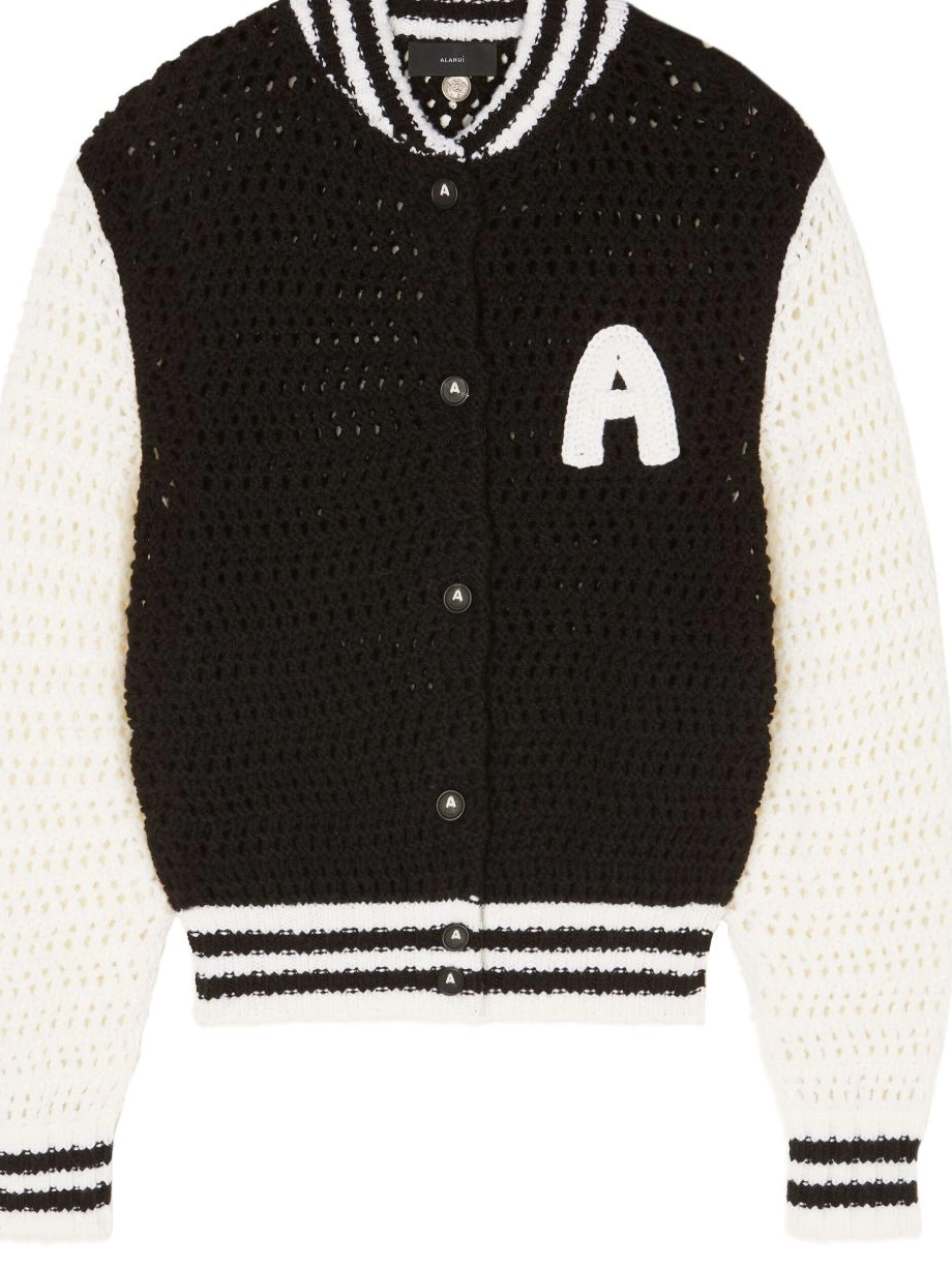 Cheap Women crochet-knit bomber Alanui jacket 0710